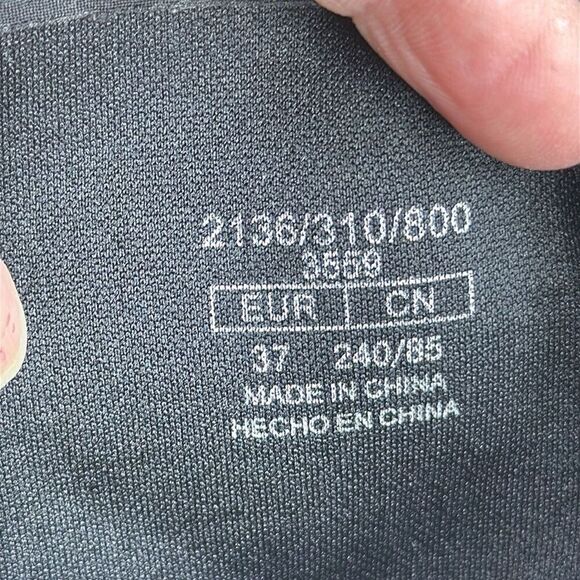 (W2) ZARA‎ Women's Black Rhinestone Heeled Ankle Boots Size 37/6.5US - Picture 12 of 12